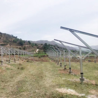Pole Ground Solar Mounting System
